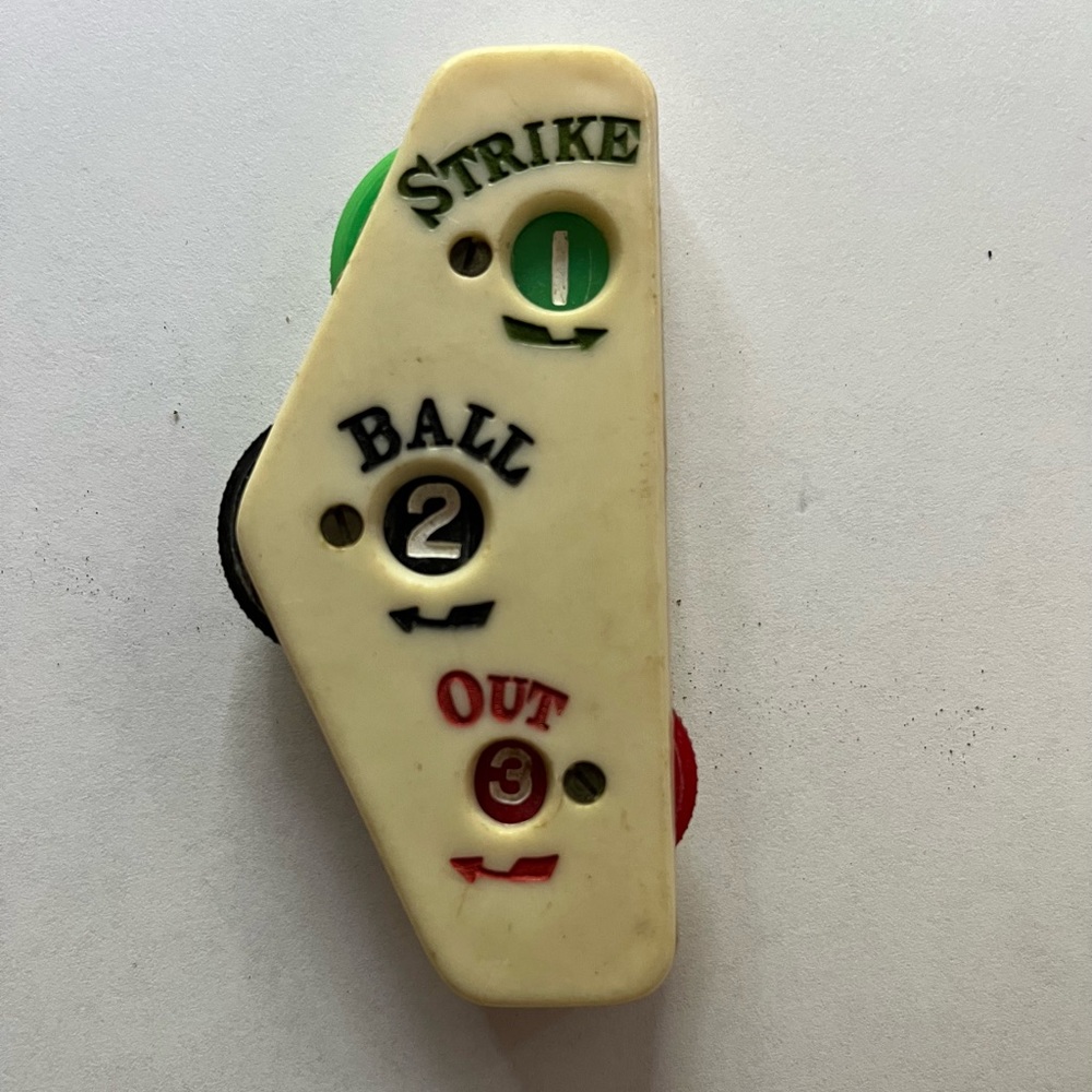 Vintage Baseball Scorer